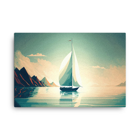 Into The West Canvas Print